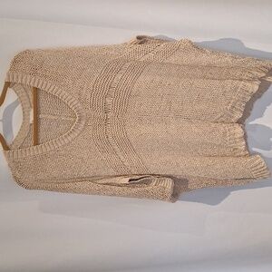 Clu Maille oversized knit short sleeved sweater lagenlook size small